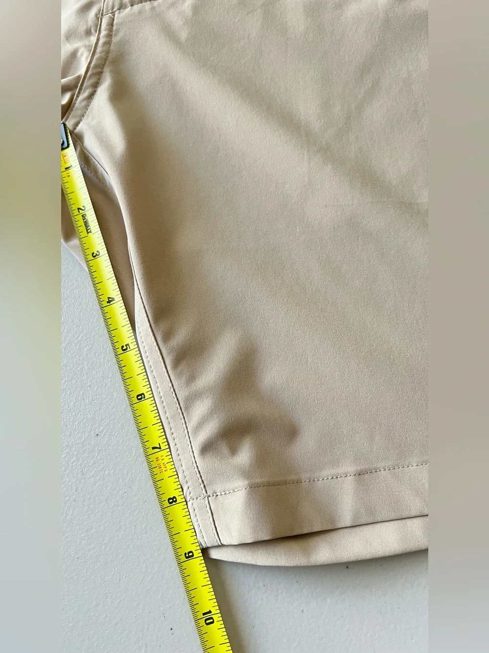 FootJoy Lightweight Golf Shorts NWT Men’s 38 Khaki 9” Inseam Performance Stretch - Picture 10 of 15